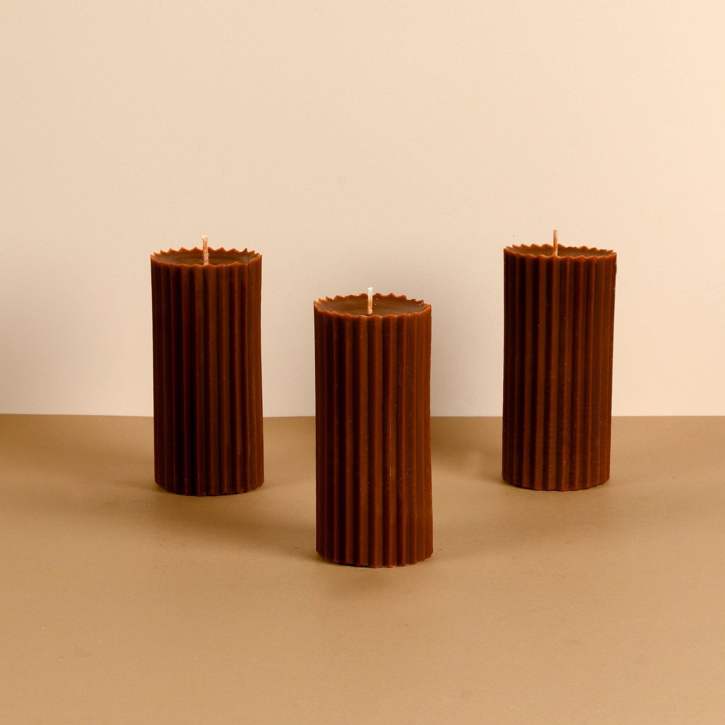 Combo of 3 Violet 'Belief' Candles - San Rose Scented