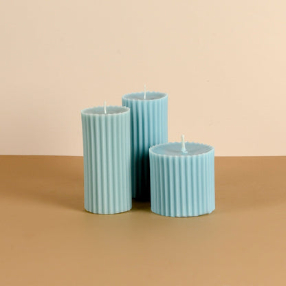 Combo of 2 'Belief' & 1 'Faith' Scented Candles - Fête Tropical Scented
