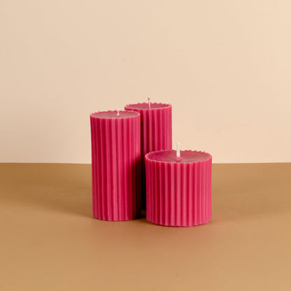 Combo of 2 'Belief' & 1 'Faith' Scented Candles - Fête Tropical Scented