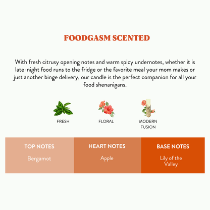 Foodies- Foodgasm Scented Candle
